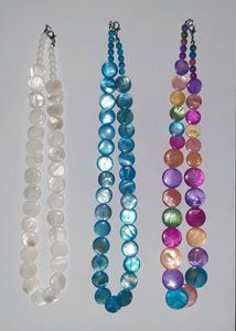 Mother of Pearl Necklaces - 3 Set