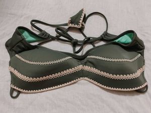 Olive Green Bikini Top