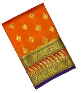 Banarasi Satin Allover Booti Saree For Women