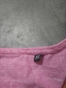 Pink Embroidered Kurta