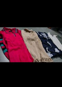 winter combo sweater dresses warm 3