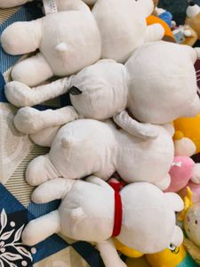 Adorable White Teddy Bears Lot