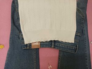 Crochet Sleeveless V Neck Top