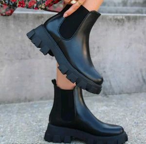 Chunky Black Chelsea Boots