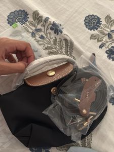 Stylish Black Longchamp Hobo Bag
