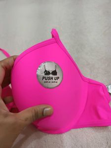 Hot Pink Push-Up Bra