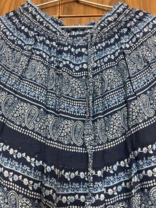 Flared Cotton skirt