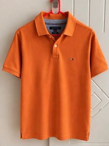 Tommy Hilfiger Orange Polo Shirt