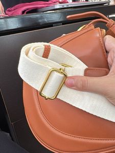 Stylish Brown Saddle Bag