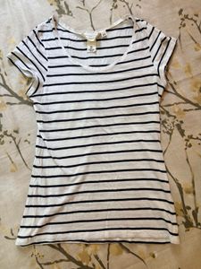 H&M Classic Striped Short Sleeve Tee