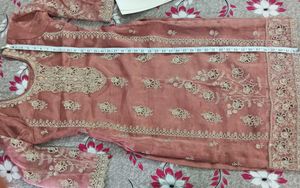 Designer Embellished  cutting work Kurta Set