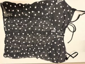 Polka Dot Sheer Blouse