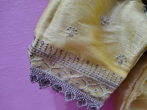 Elegant Cream &amp; Maroon Lehenga Choli