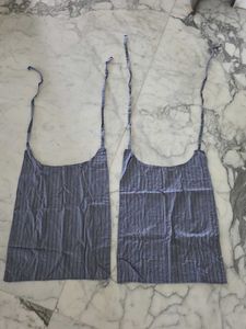 Stripe Pattern Bibs For adults