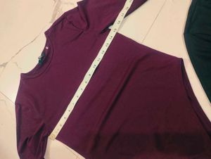 2 shein branded Bodysuit - Burgundy black