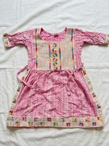 Beautiful Pink Kurta Set for kids