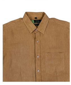 Men's Short Sleeve Linen Shirt