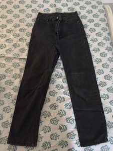 Classic High-Waisted Black Jeans