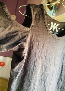 Kook N Keech Daily Wear Long Black T Shirt