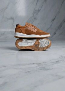 Premium Brown Leather Sneakers