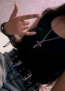 Edgy Studded Chain Belt