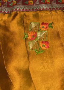 Silk Embroidered Saree