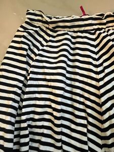 FREE SHIPPING!! - Striped Skater Skirt