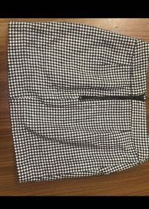 Chic Gingham Mini Skirt