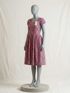Floral Print Fit &amp; Flare Dress
