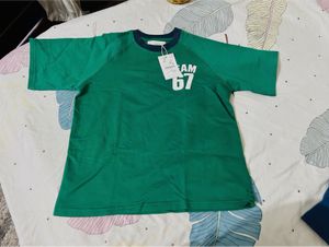 Green "TEAM 67" Graphic T-Shirt