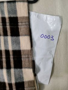 Cozy Plaid Muffler for Winter