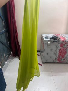 Vibrant Green Kurta Set with Dupatta