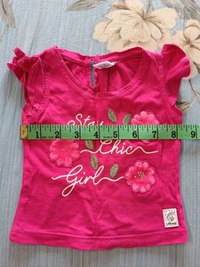 Cute Pink 'Stay Chic Girl' T-Shirt