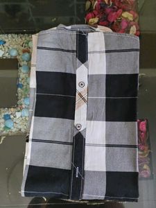 Checked Long Sleeve Men's Shirt