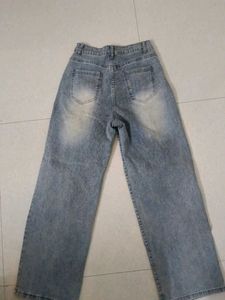 Wide Leg Denim Jeans