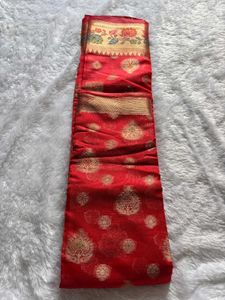 Red zari Silk Saree❤️