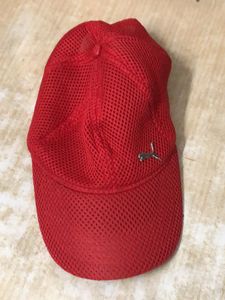 Puma Red Mesh Baseball Cap