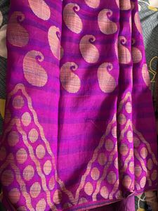 Purple Zari Saree