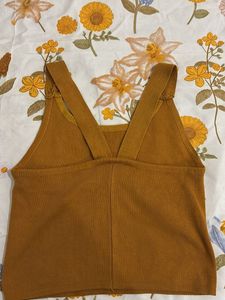 Mustard Knit Tank Top