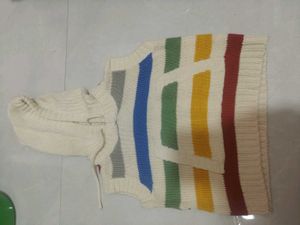 Cozy Striped Hooded Vest