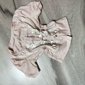 Cute Pink Top with Bows