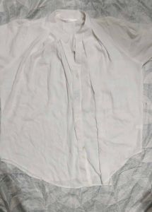 Classic White Button-Up shirt