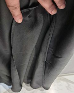 Zara Satin Side Slit Dress (Length 48.5 inch