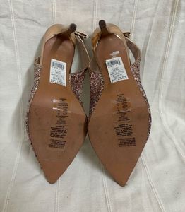 Dorothy Perkins Pink Glitz Slingback Court Shoes