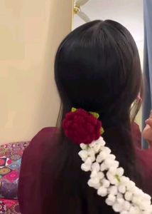 Handmade Crochet Rose Gajra 🌹🌹🌹