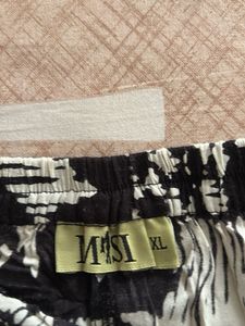 MSI Black & White Palazzo Pants