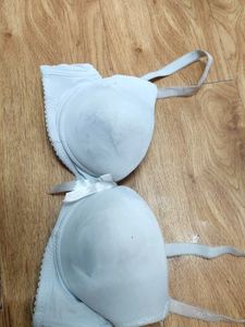 Sexy White Heavily Padded Push up Bra