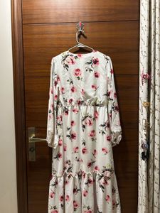 Chic Floral Print Maxi Dress