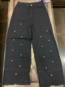 *Huge Offer* Savana Beaded Black Jeans