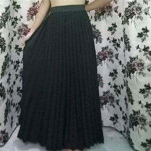 Indo Western Long Black Skirt